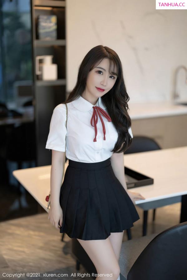 谢芷馨  绯月樱深圳旅拍 清纯的JK制服第2张图片